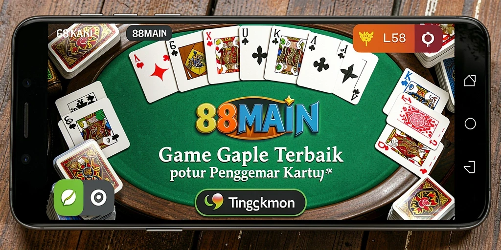 Screenshot utama 88MAIN menampilkan gameplay Gaple yang seru.