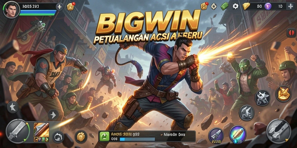 Tampilan menegangkan dari gameplay BIGWIN yang penuh aksi.