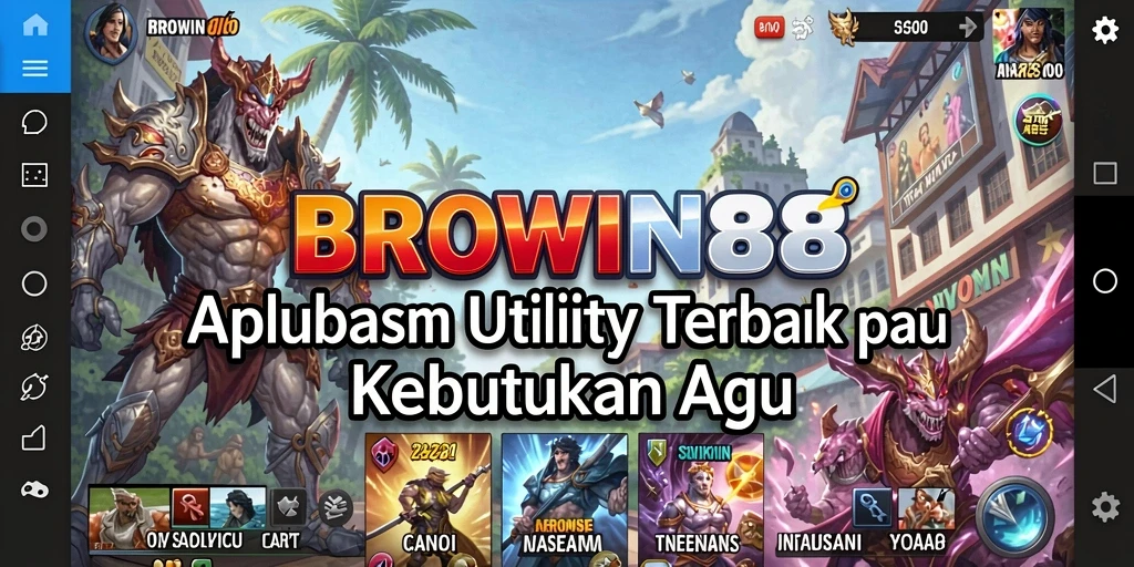 Tampilan utama BROWIN88 dengan fitur unggulan.