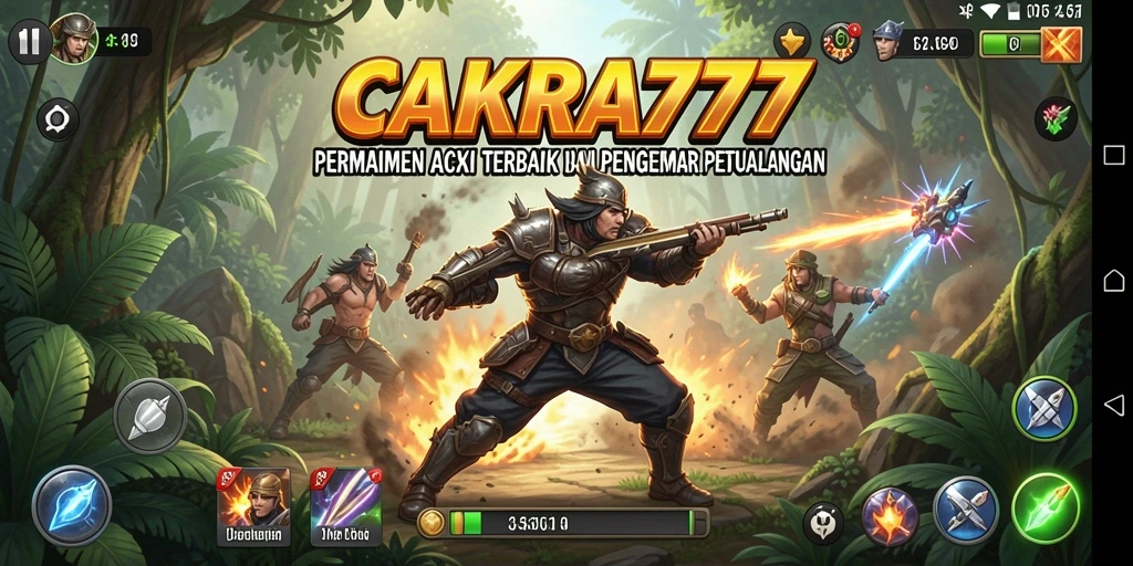 Tampilan seru dari gameplay CAKRA777 yang penuh aksi.