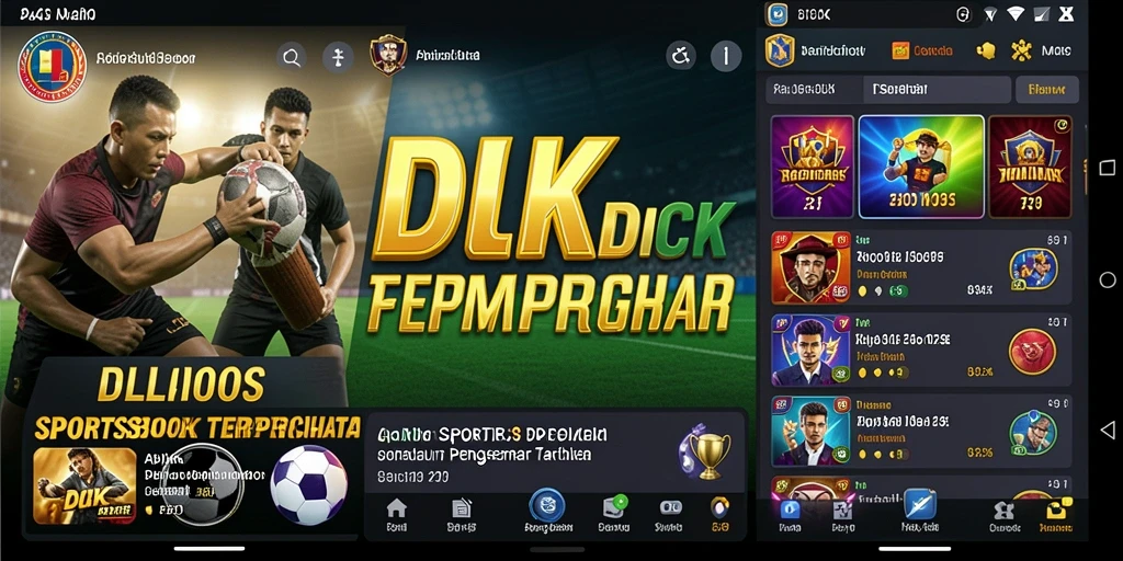 Screenshot DKK menampilkan fitur taruhan langsung yang menarik.