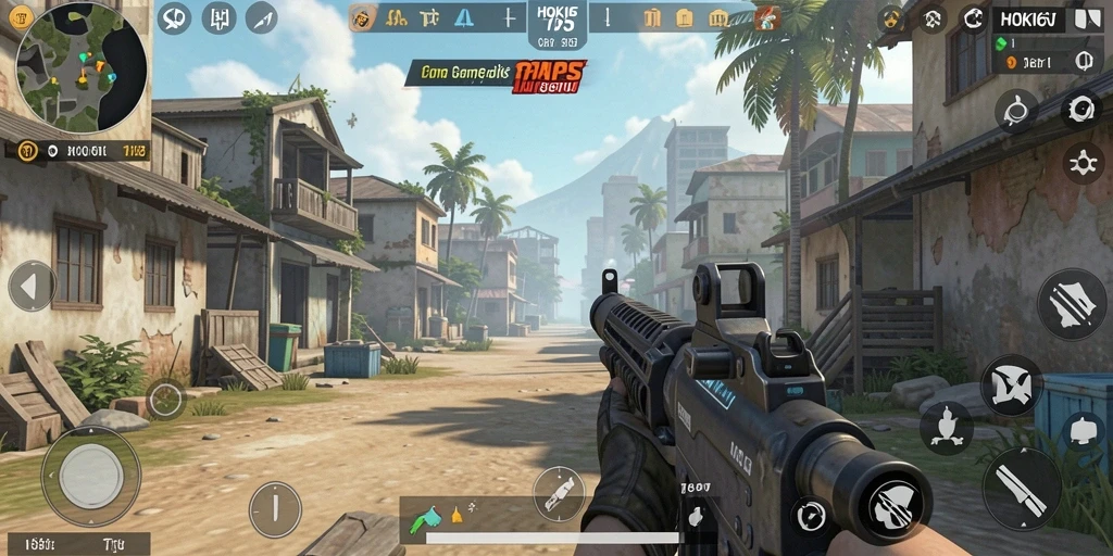 Screenshot HOKI65 menampilkan aksi pertarungan yang seru dalam game TPS.