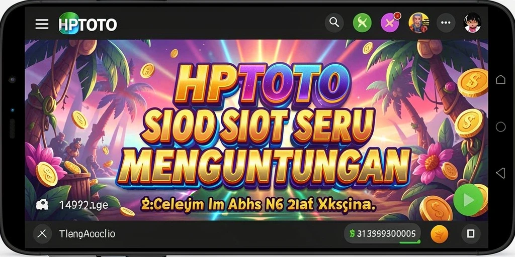 Tampilan gameplay seru dari HPTOTO dengan berbagai fitur slot menarik.