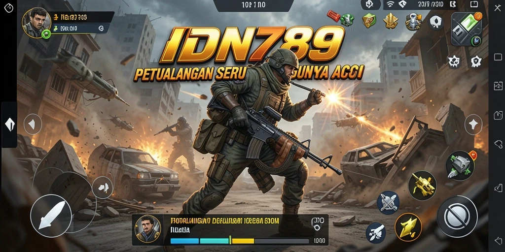 Tangkapan layar IDN789 menampilkan aksi mendebarkan dalam permainan.