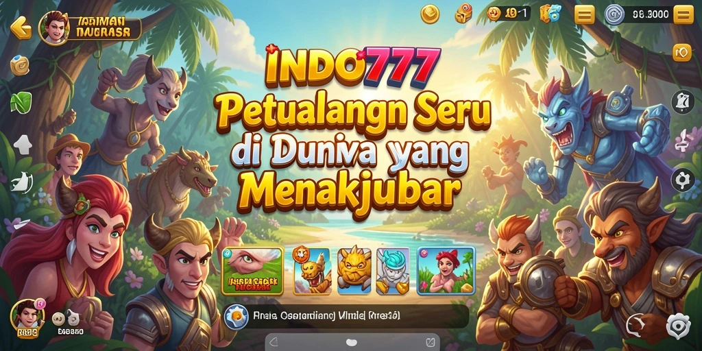 Gameplay INDO777 menampilkan petualangan seru dengan grafis memukau.