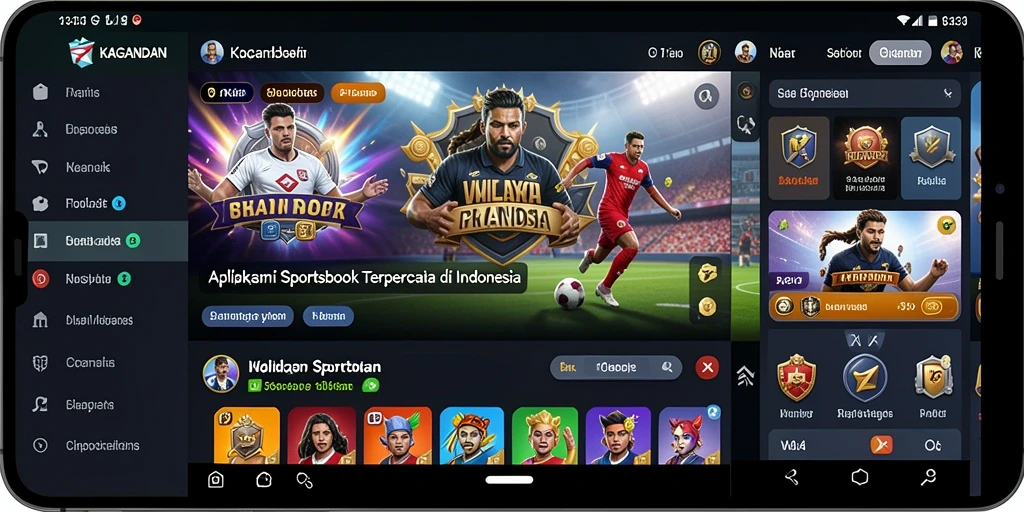 Tampilan gameplay KAGANDAN yang menarik dan interaktif.