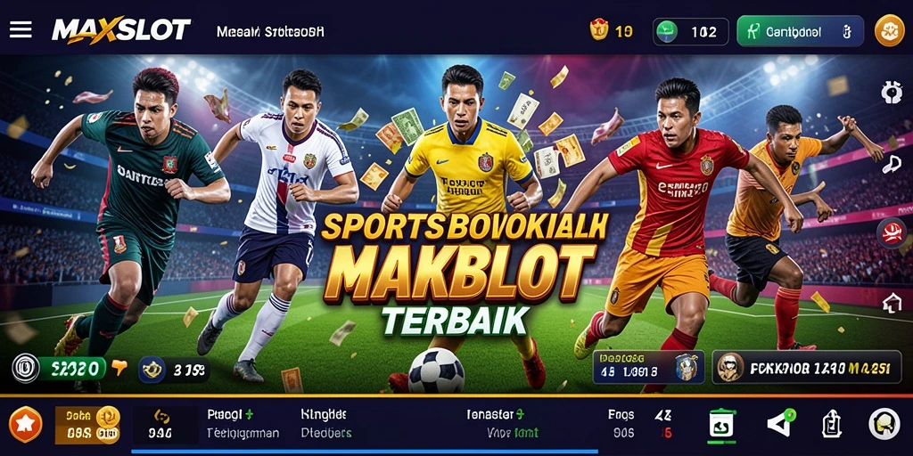 Screenshot utama MAXSLOT menampilkan antarmuka taruhan yang intuitif dan interaktif.