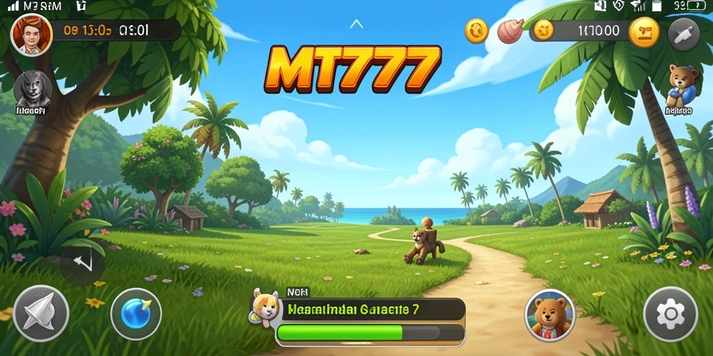 Tampilan seru dari gameplay MT777 yang menghibur dan penuh tantangan.