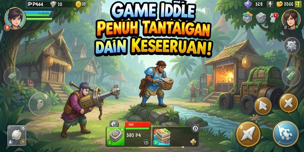 Tampilan gameplay PP444 yang menarik dan adiktif.