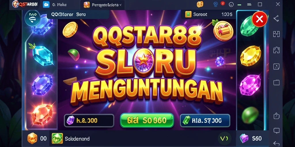 Tampilan gameplay Slot yang seru dan interaktif dari QQSTAR88.
