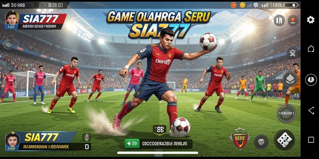 Tampilan gameplay SIA777 dengan aksi olahraga yang mendebarkan.