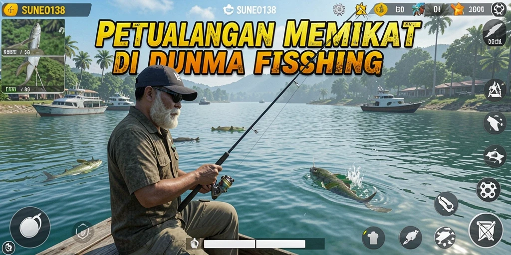 Screenshot SUNEO138 menampilkan aksi memancing yang seru dan grafik menawan.