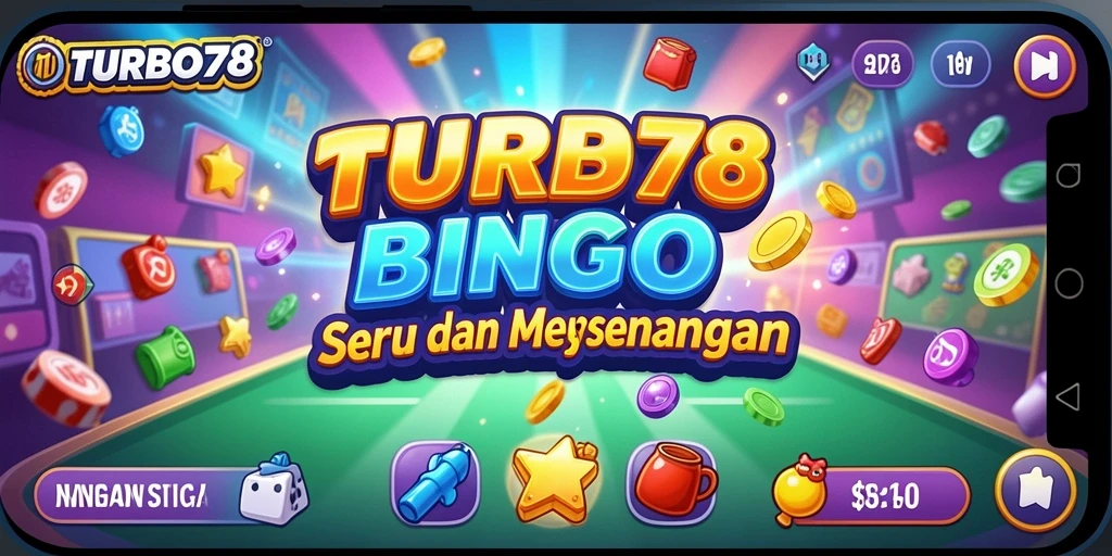 Screenshot TURBO78 menampilkan gameplay Bingo yang seru dan interaktif.